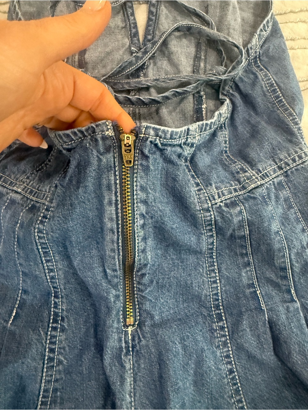Free People We The Free Nostalgia Romper with Spaghetti Straps - Picture 9 of 13